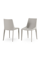 Saddle Leather Dining Chairs (2) | OROA Modern Halo | Oroatrade.com