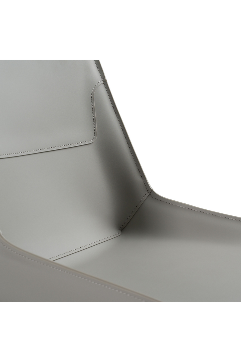 Saddle Leather Dining Chairs (2) | OROA Modern Halo | Oroatrade.com