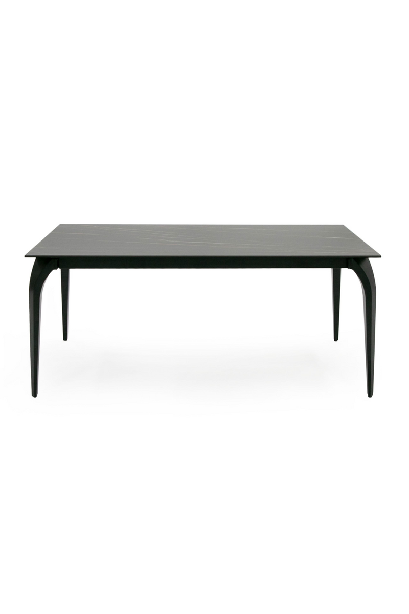 Black Ceramic Extendable Dining Table | OROA Modern Alberta | Oroatrade.com