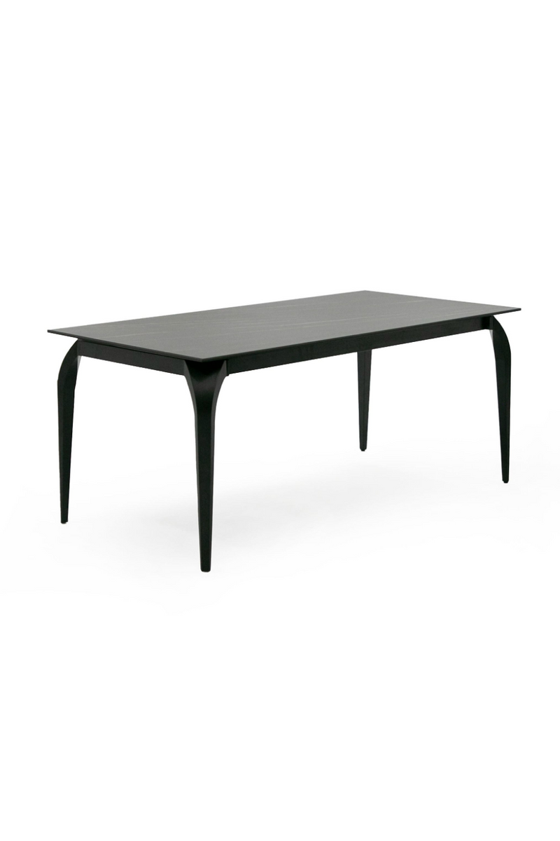 Black Ceramic Extendable Dining Table | OROA Modern Alberta | Oroatrade.com
