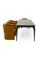 Black Ceramic Extendable Dining Table | OROA Modern Alberta | Oroatrade.com