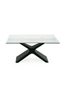 Black Glass Extendable Dining Table | OROA Modern Adler | Oroatrade.com