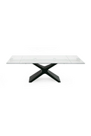 Black Glass Extendable Dining Table | OROA Modern Adler | Oroatrade.com