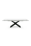 Black Glass Extendable Dining Table | OROA Modern Adler | Oroatrade.com