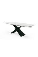 Black Glass Extendable Dining Table | OROA Modern Adler | Oroatrade.com