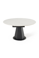 White Ceramic Extendable Dining Table | OROA Modern Barela | Oroatrade.com