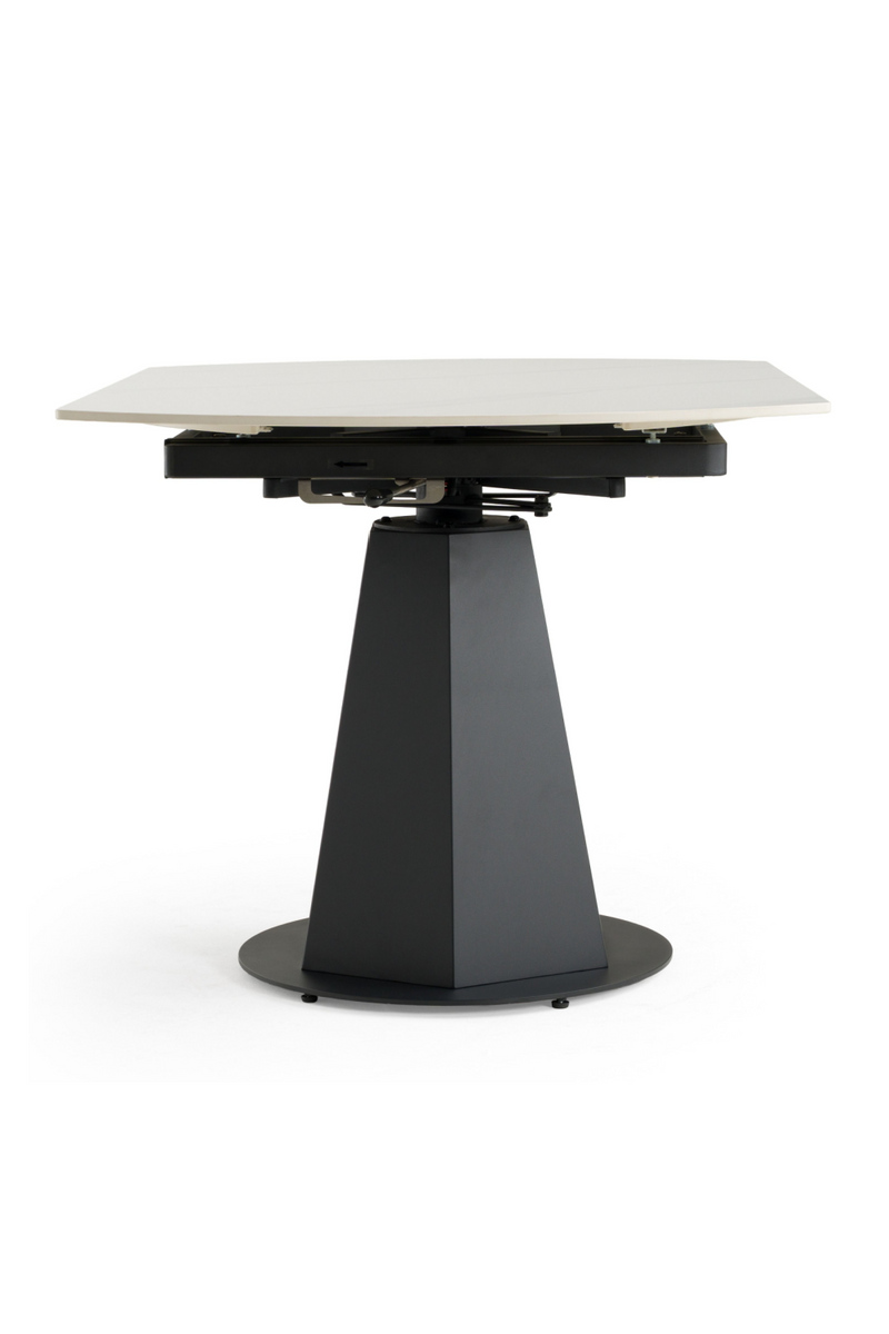 White Ceramic Extendable Dining Table | OROA Modern Barela | Oroatrade.com