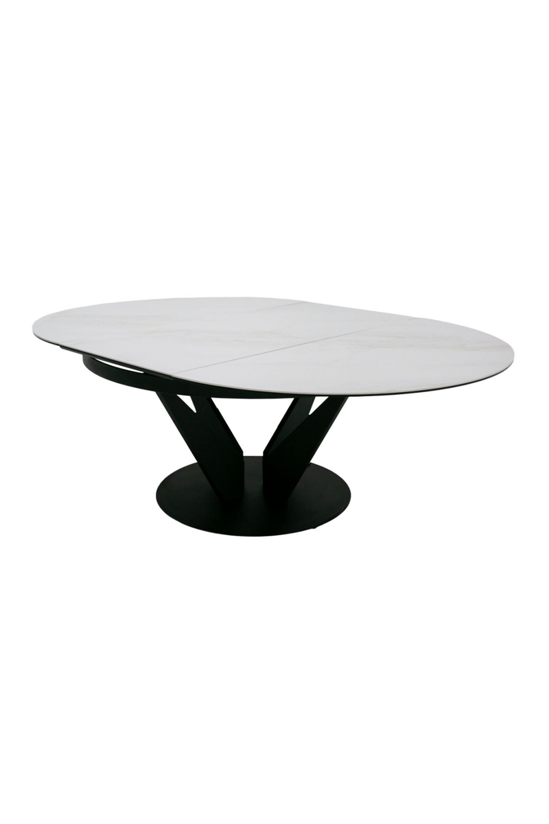 Oval Ceramic Extendable Dining Table | OROA Modern Alberta | Oroatrade.com