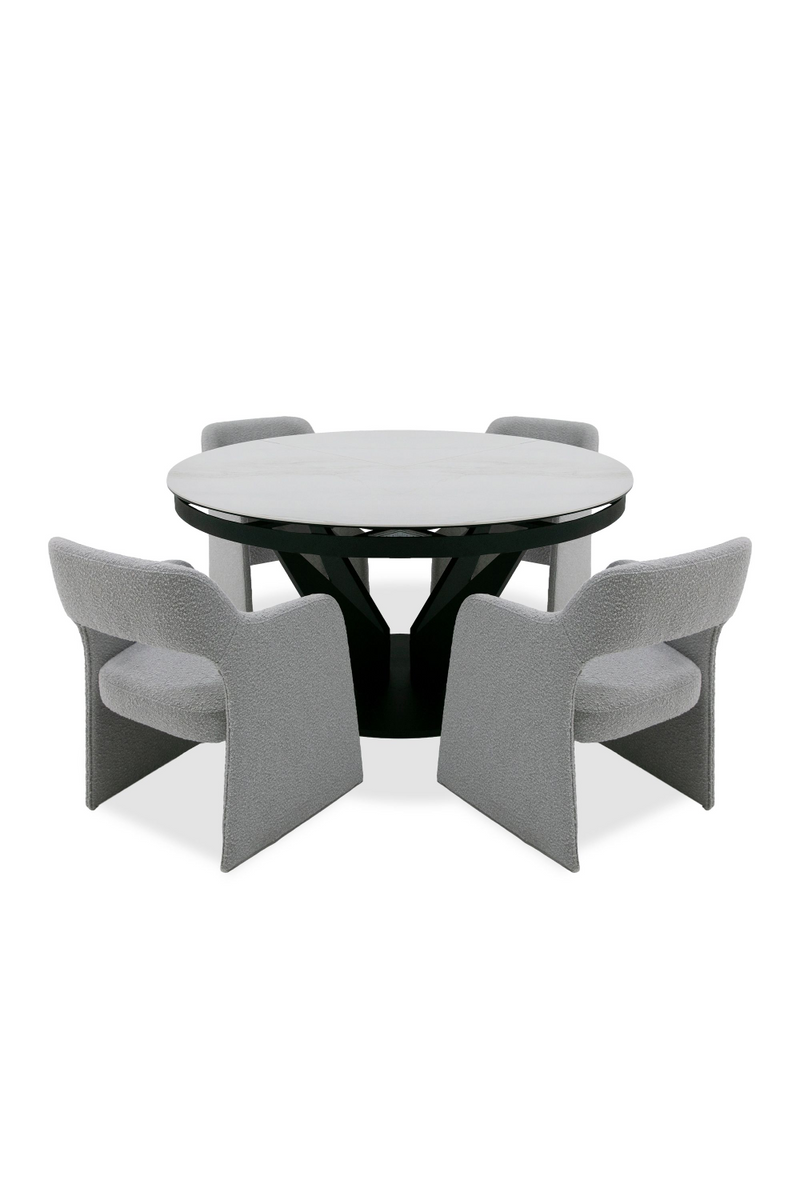 Oval Ceramic Extendable Dining Table | OROA Modern Alberta | Oroatrade.com