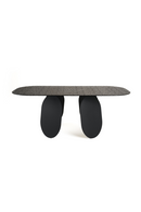 Hammered Gray Glass Dining Table | OROA Modern Maxine | Oroatrade.com