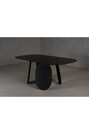 Hammered Gray Glass Dining Table | OROA Modern Maxine | Oroatrade.com