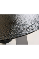 Round Gray Glass Dining Table | OROA Modern Maxine | Oroatrade.com