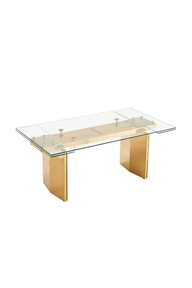 Glass Extendable Dining Table | OROA Modern Nassim | Oroatrade.com