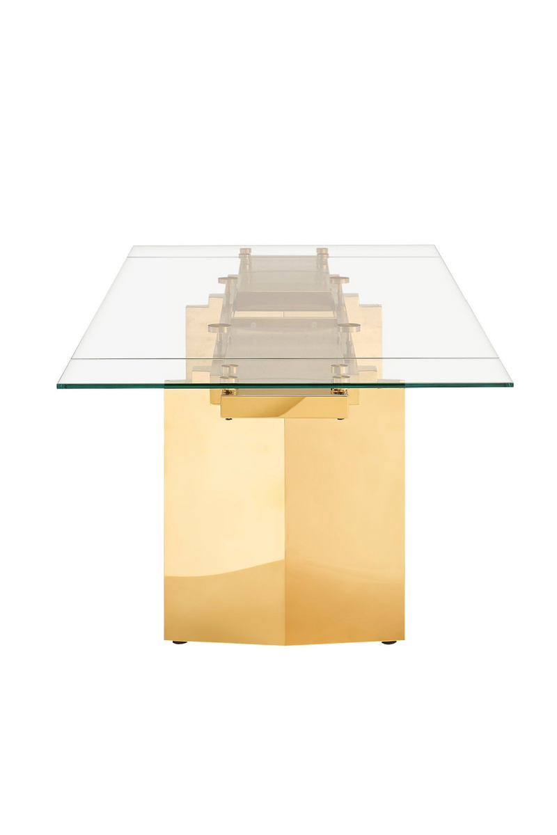 Glass Extendable Dining Table | OROA Modern Nassim | Oroatrade.com