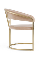 Velvet Curved Dining Chair | OROA Modern Linda | Oroatrade.com