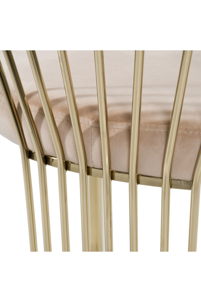 Velvet Curved Dining Chair | OROA Modern Linda