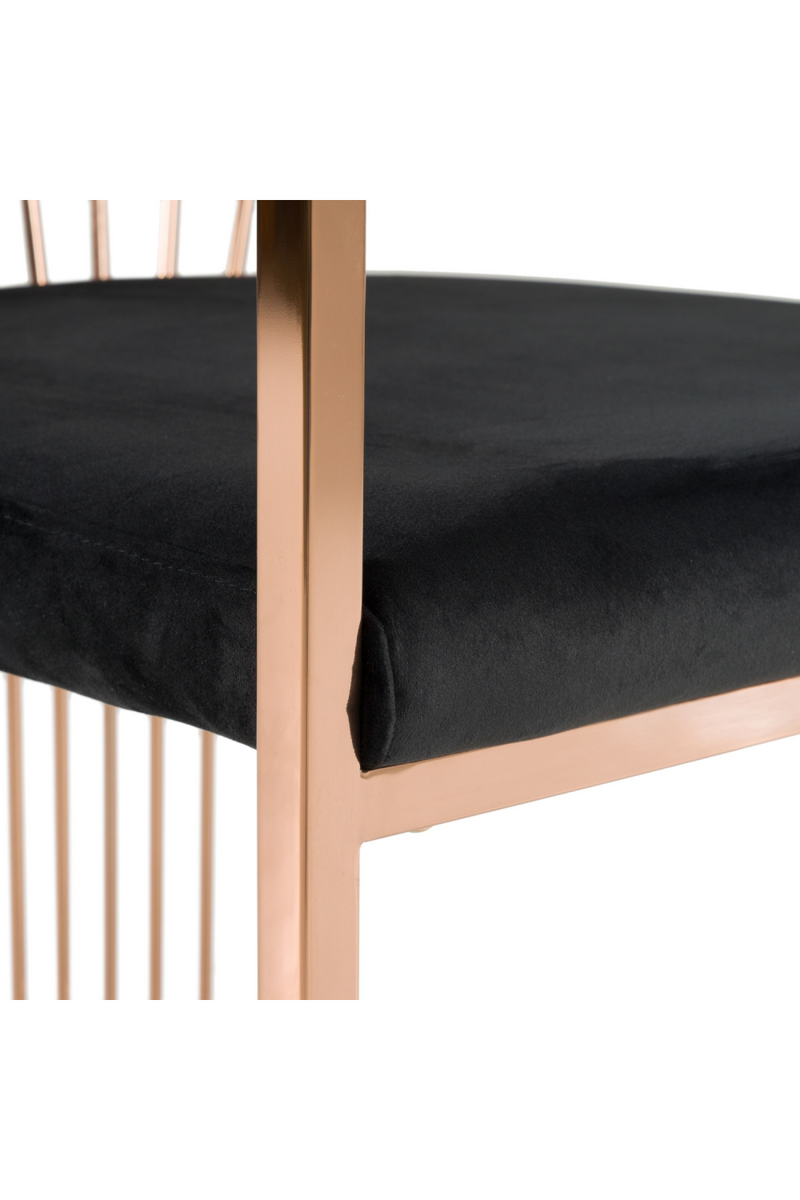 Velvet Curved Dining Chair | OROA Modern Linda