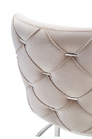 Beige Velvet Dining Chair Set (2) | OROA Modern Daria | Oroatrade.com