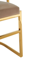 Beige Velvet Gold Dining Frame | OROA Modern Munith | Oroatrade.com