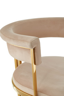 Beige Velvet Gold Dining Frame | OROA Modern Munith | Oroatrade.com