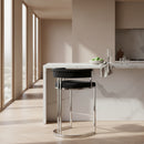 Black Velvet Counter Stool | OROA Modern Munith