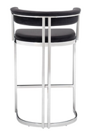 Black Velvet Counter Stool | OROA Modern Munith | Oroatrade.com