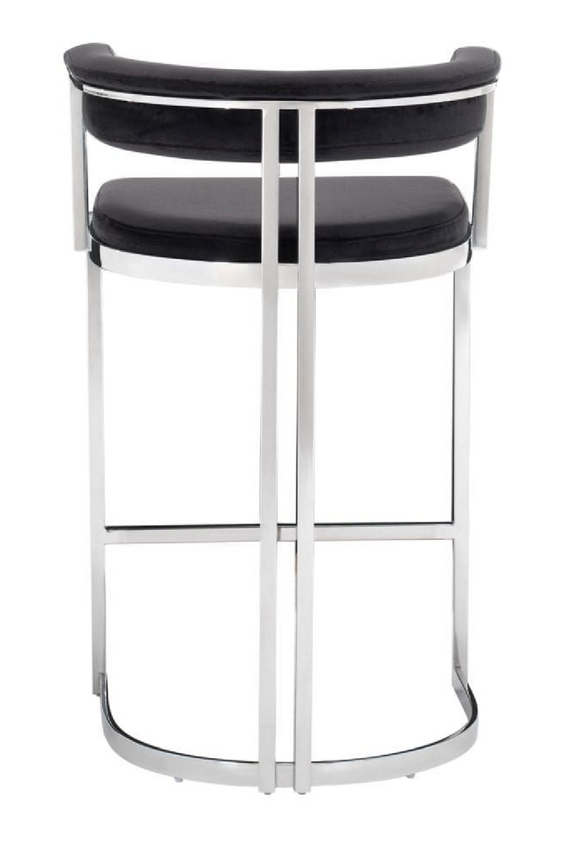 Black Velvet Counter Stool | OROA Modern Munith | Oroatrade.com