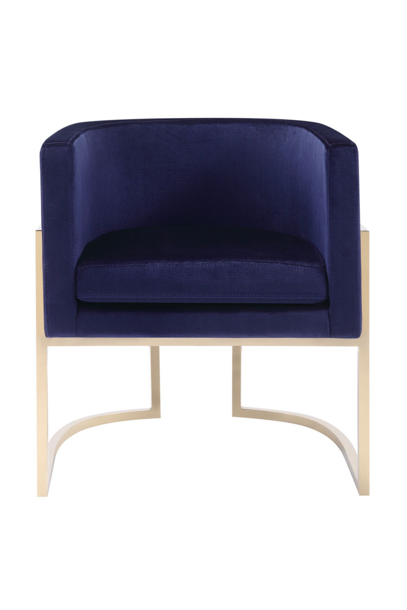 Blue Velvet Kids Chair | OROA Modern Betsy | Oroatrade.com