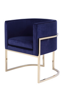 Blue Velvet Kids Chair | OROA Modern Betsy | Oroatrade.com