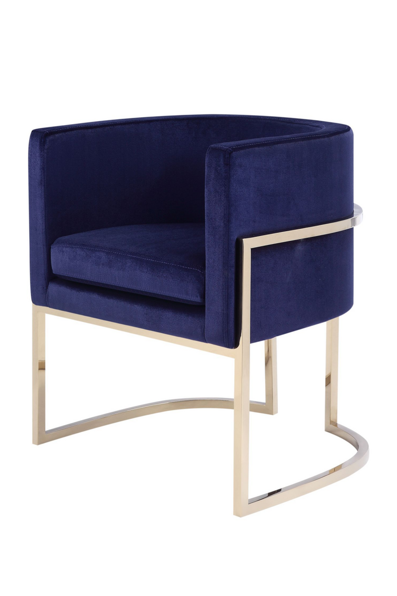 Blue Velvet Kids Chair | OROA Modern Betsy | Oroatrade.com