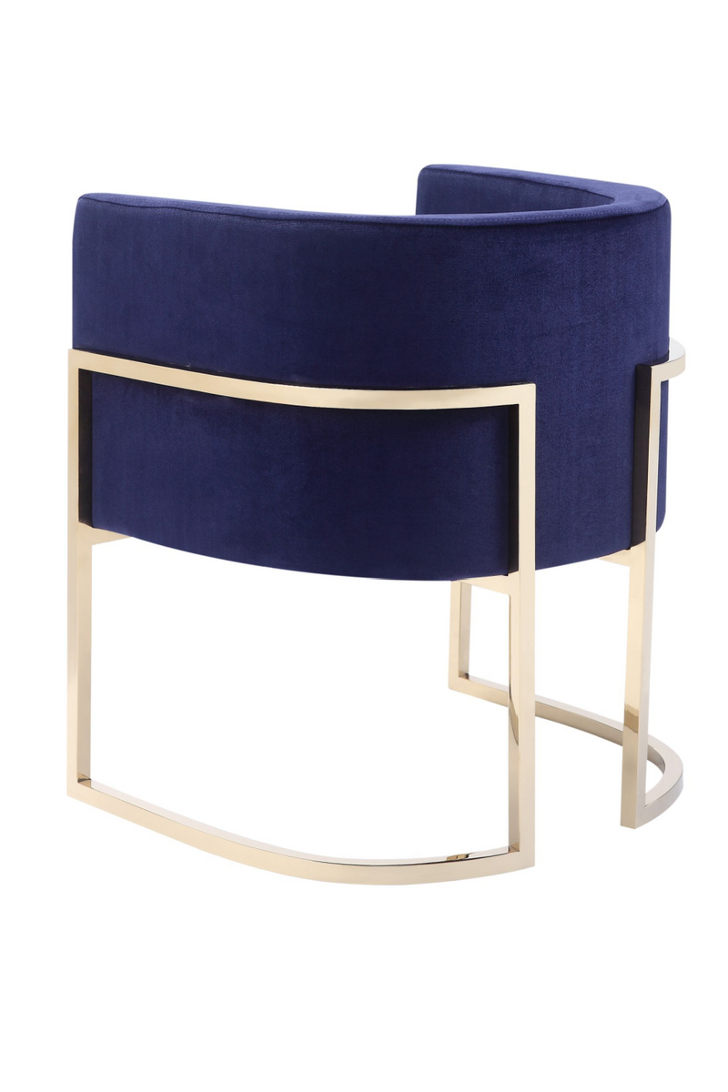 Blue Velvet Kids Chair | OROA Modern Betsy | Oroatrade.com
