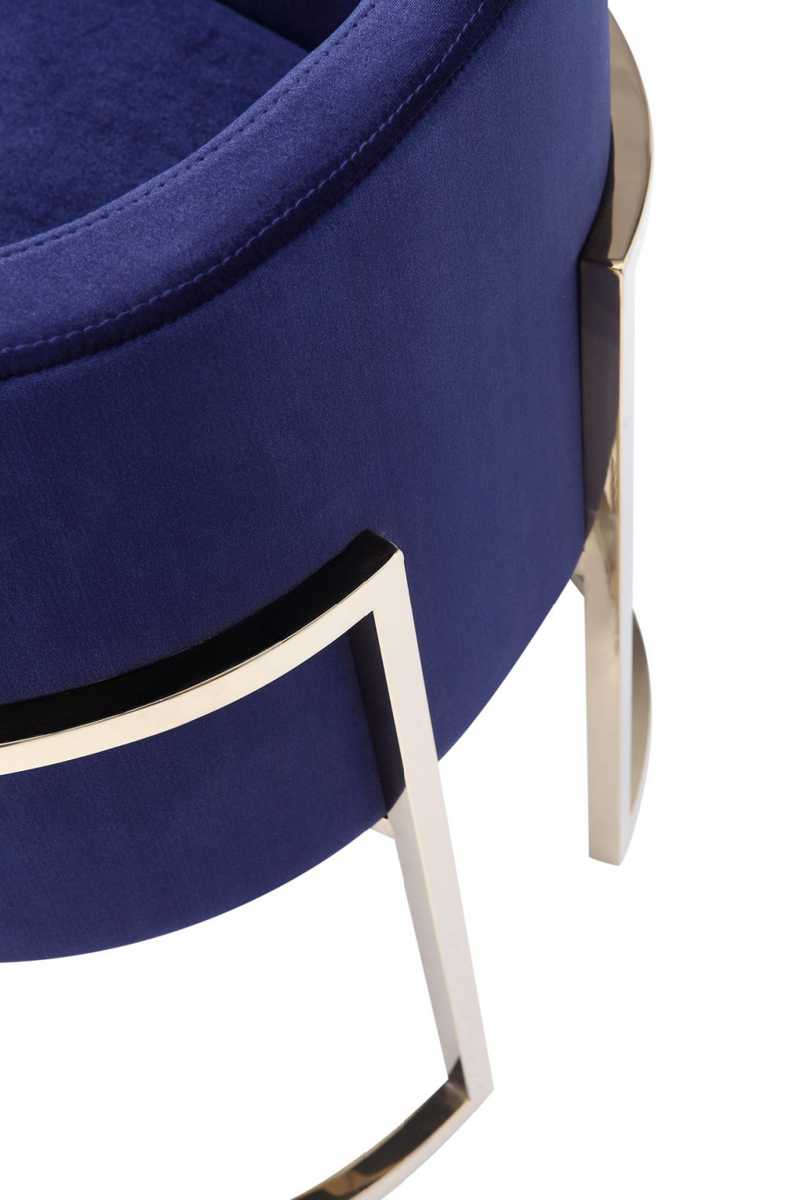 Blue Velvet Kids Chair | OROA Modern Betsy | Oroatrade.com
