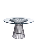 Round Tempered Glass Dining Table | OROA Modern Chandler | Oroatrade.com