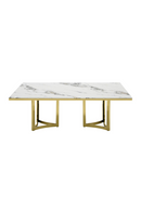White Marble Top Dining Table | OROA Modern Loomis | Oroatrade.com