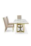 White Marble Top Dining Table | OROA Modern Loomis | Oroatrade.com
