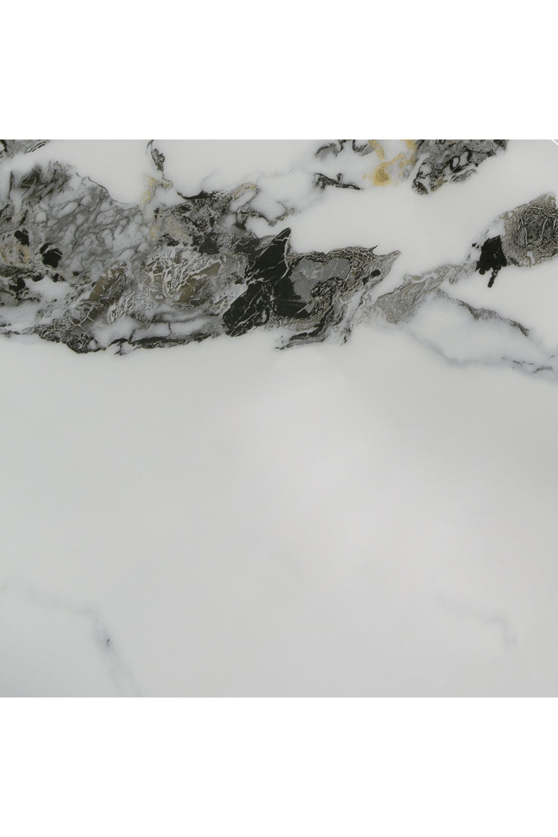 White Marble Top Dining Table | OROA Modern Loomis | Oroatrade.com