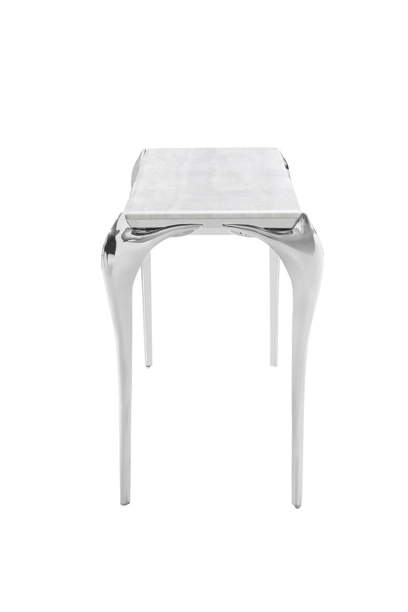 Stainless Steel Marble Console Table | OROA Modern Vince | Oroatrade.com