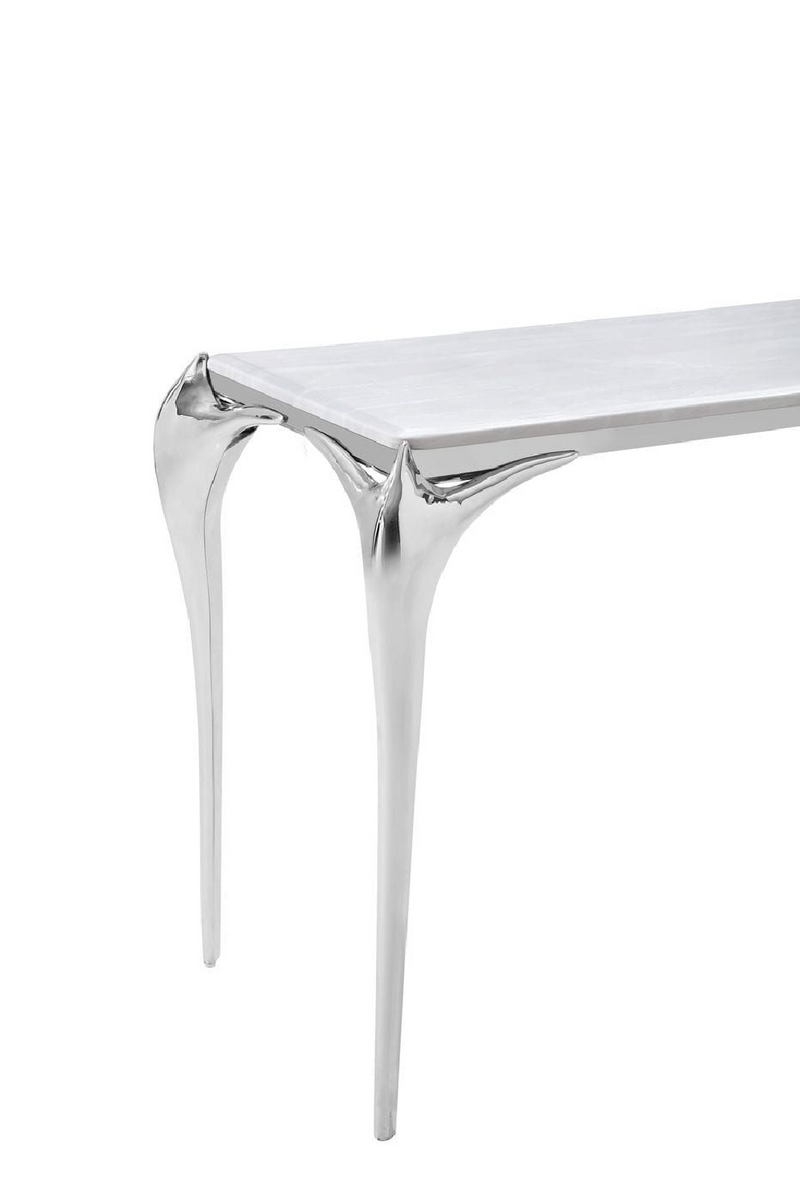 Stainless Steel Marble Console Table | OROA Modern Vince | Oroatrade.com