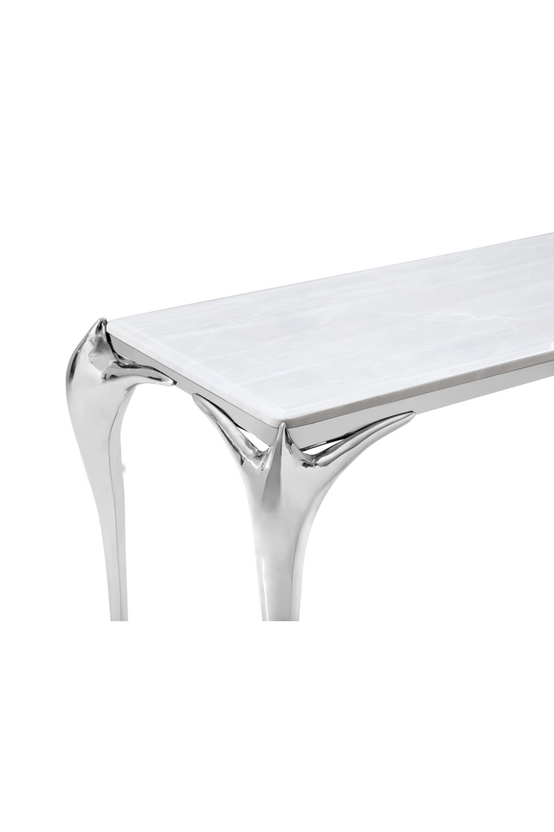 Stainless Steel Marble Console Table | OROA Modern Vince | Oroatrade.com