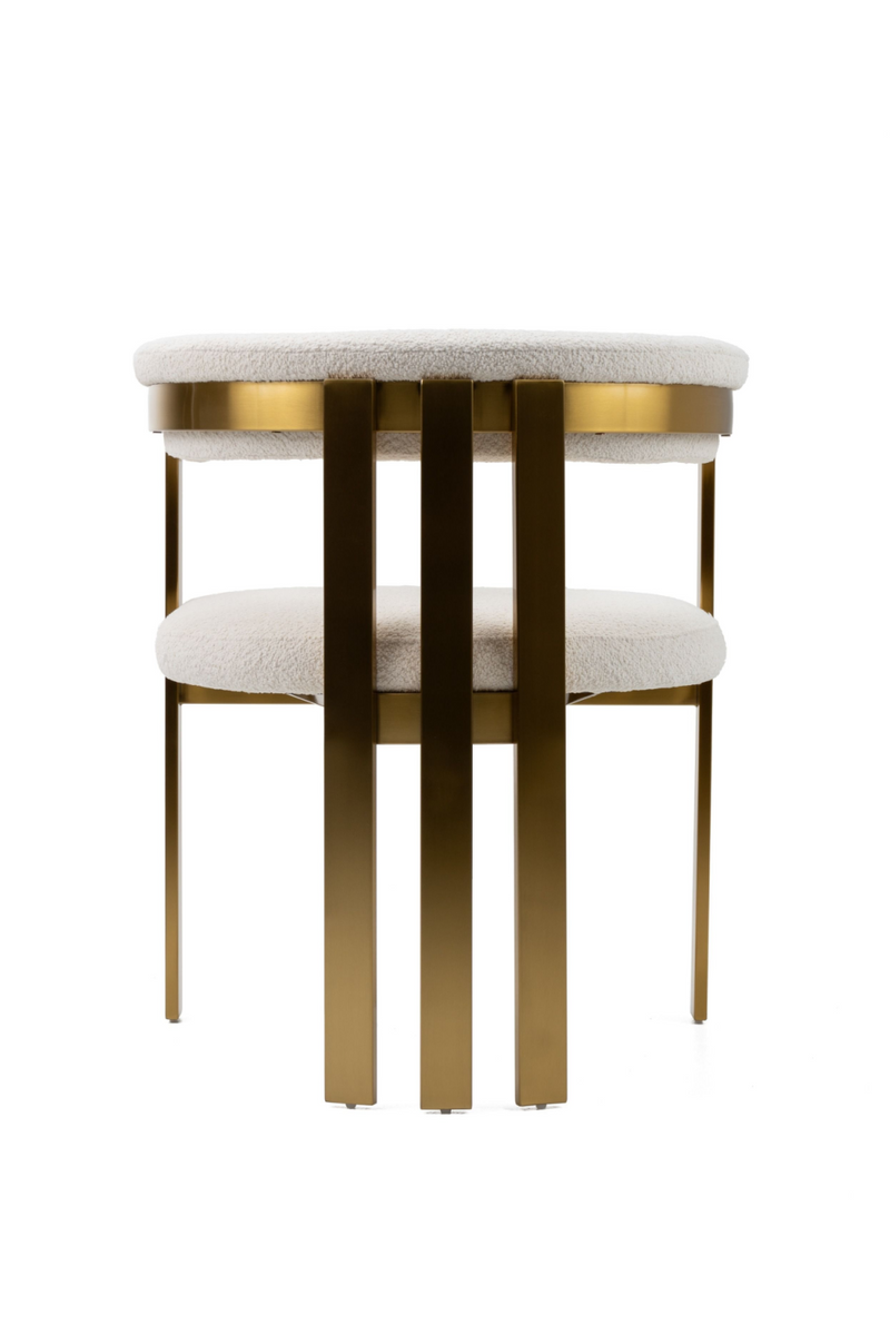 Beige Sherpa Dining Chair | OROA Modern Pontiac | Oroatrade.com