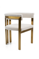 Beige Sherpa Dining Chair | OROA Modern Pontiac | Oroatrade.com