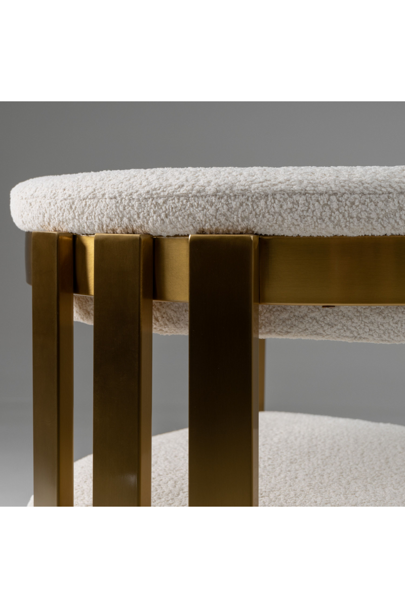 Beige Sherpa Dining Chair | OROA Modern Pontiac | Oroatrade.com