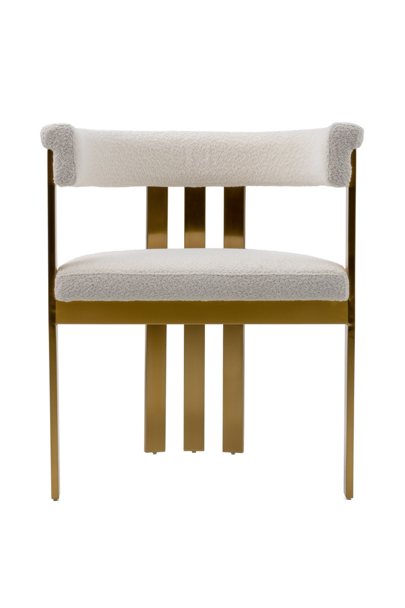 Beige Sherpa Dining Chair | OROA Modern Pontiac | Oroatrade.com