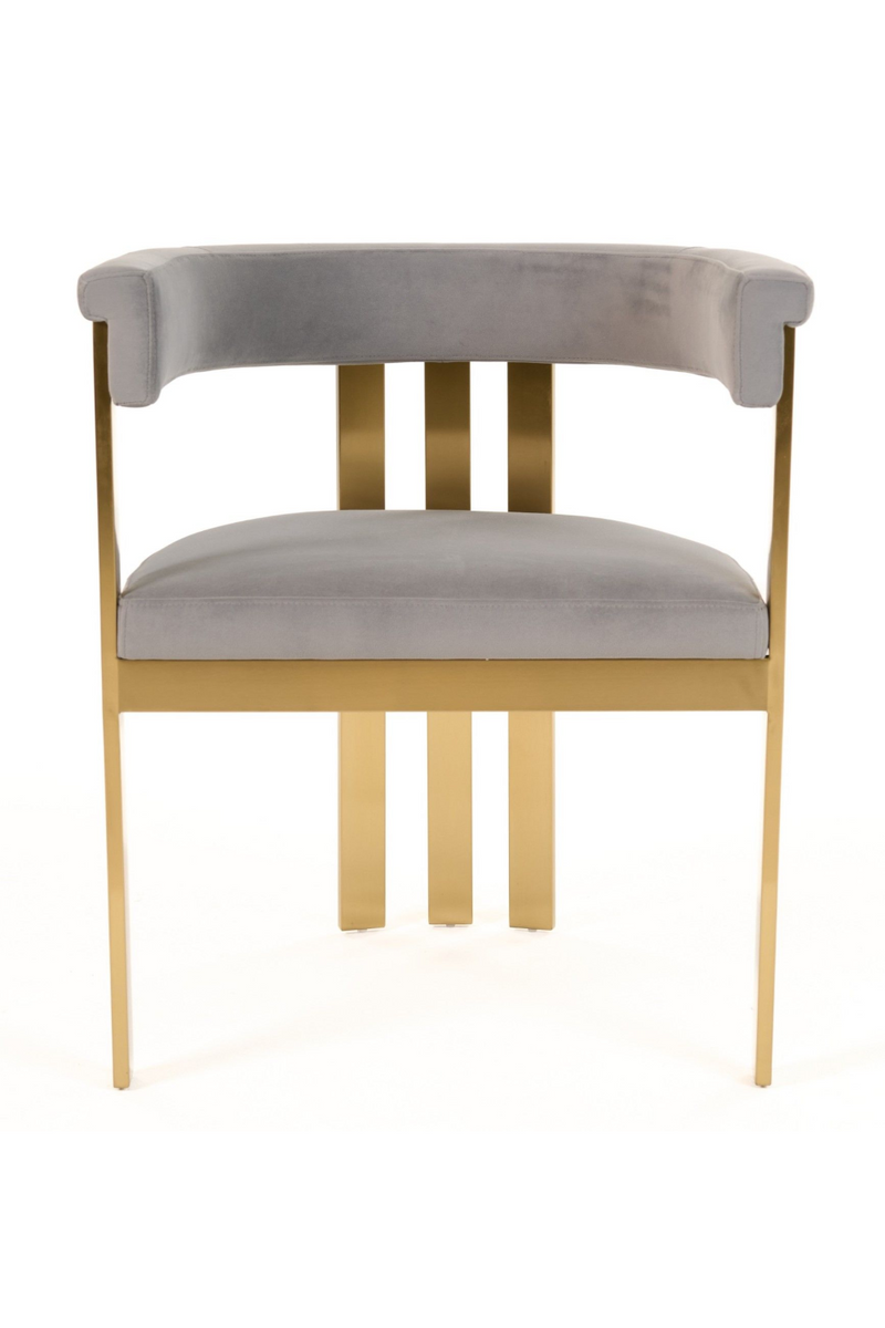 Gray Velvet Dining Chair | OROA Modern Pontiac | Oroatrade.com