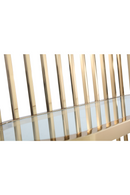 Gold Framed Glass Bookshelf | OROA Modern Doral | Oroatrade.com