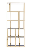 Gold Framed Bookcase | OROA Modern Tipton | Oroatrade.com