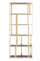 Gold Framed Bookcase | OROA Modern Tipton | Oroatrade.com