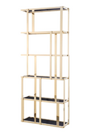Gold Framed Bookcase | OROA Modern Tipton | Oroatrade.com