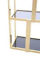 Gold Framed Bookcase | OROA Modern Tipton | Oroatrade.com