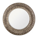 Hospitality furniture - Vintage Gold Round Mirror - www.oroatrade.com